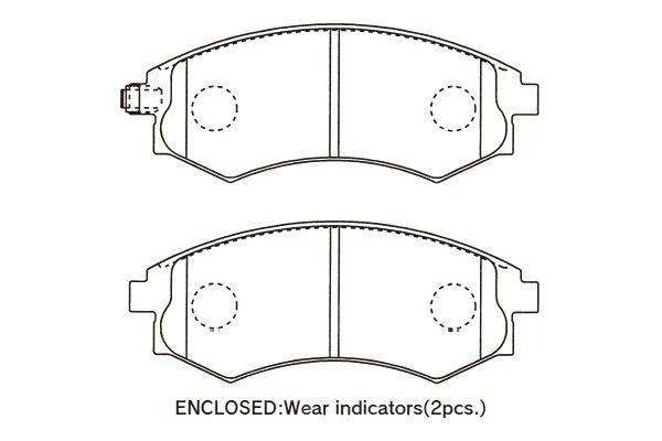 KAVO PARTS Jarrupala, levyjarru KBP-3044